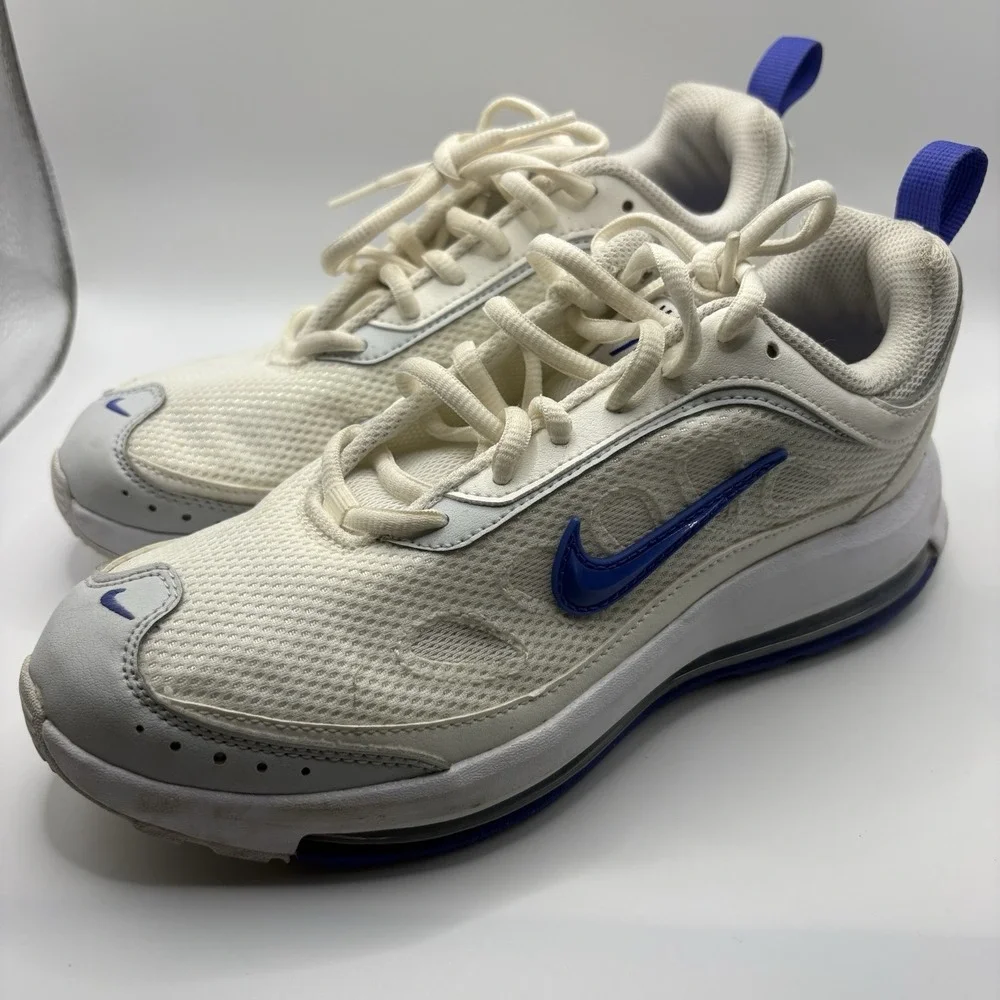 Nike Air Max AP Shoes Womens Size 7 Sail White Ultramarine Sneakers CU4870-111
